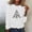 White, variant on Elvqul Crew Neck Shirts for Women Loose Shirts Graphic Long Sleeve Fashion Pullover Ladies Tops Daily