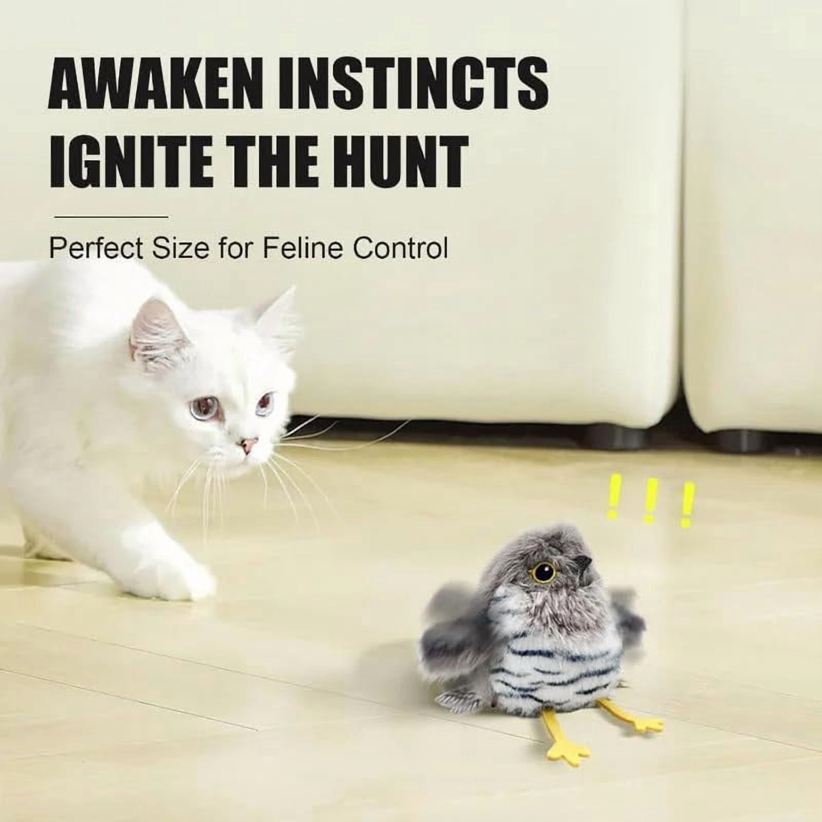 2025 New Celery Pets Rechargeable Flapping Bird Cat Toy, Motion Activated with Three-Mode Wing Flap, Three Styles Available