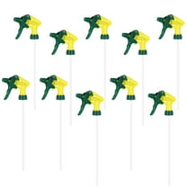 Tineasur 10 Pcs Plastic Spray Bottle Trigger Nozzle Assorted Colors for Household Cleaning and Gardening Use