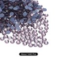 thumbnail image 3 of Uxcell Hotfix Rhinestones Flatback Crystal Glass Gems for Craft Clothes DIY Decoration Light Purple 4.8mm, 3 of 5