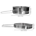 thumbnail image 1 of OULII 6Pack Barbecue Combination Pot Heat Insulation Easy to Clean for Camping Picnic Set, 1 of 5