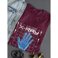 thumbnail image 3 of Modern X-ray Techno Style T-Shirt Women -Image by Shutterstock, Female XX-Large, 3 of 4