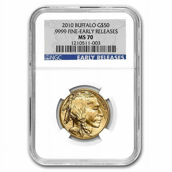 2010 1 oz Gold Buffalo MS-70 NGC (Early Releases)
