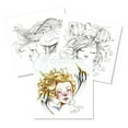 thumbnail image 2 of Avenue Mandarin Coloring Book Wild6 (Girls and Sea Life) Coloring Pages/Adult Coloring Pages Avenue Mandarine avmgy124 Light Blue// Paper, 2 of 5