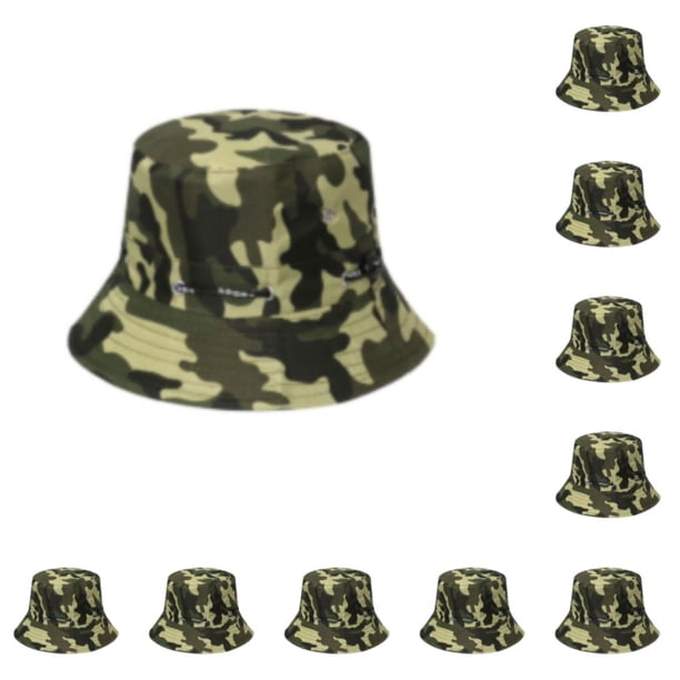 Gorra de Pescador Qarigey con Protector Solar de Poliéster Transpirable Patrón Disruptivo 58cm