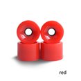 thumbnail image 2 of Soidarity 4 Uds. Accesorios para ruedas de patín, componentes profesionales para monopatín, accesorio de rodillo de Color sólido, reemplazo de rodillos patinar Rojo Soidarity OD025469-04, 2 of 6