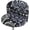 Black Background Animal Patterns, variant on Round-Back Office Chair Cover, Stretchable Desk Chair Cover Protector with Triple-Stitched Edges Anti-Slip Slipcovers for Chairs,Covers Only (Black Background Blue Patterns)