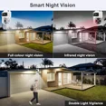 thumbnail image 3 of Cámara De Seguridad 2.4g Wifi Exterior Con Led Alarma 4k 8mp Color Blanco, 3 of 8