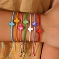 thumbnail image 2 of Elegant Bohemian Styles Multicolor Beaded Crosses Adjustable Fit Special Gifts Ideas for Her Stylish Outfits, 2 of 9