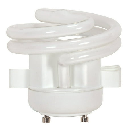 Satco Compact - Satco 18W Squat Twist 2700K GU24 base Compact Fluorescent Bulb