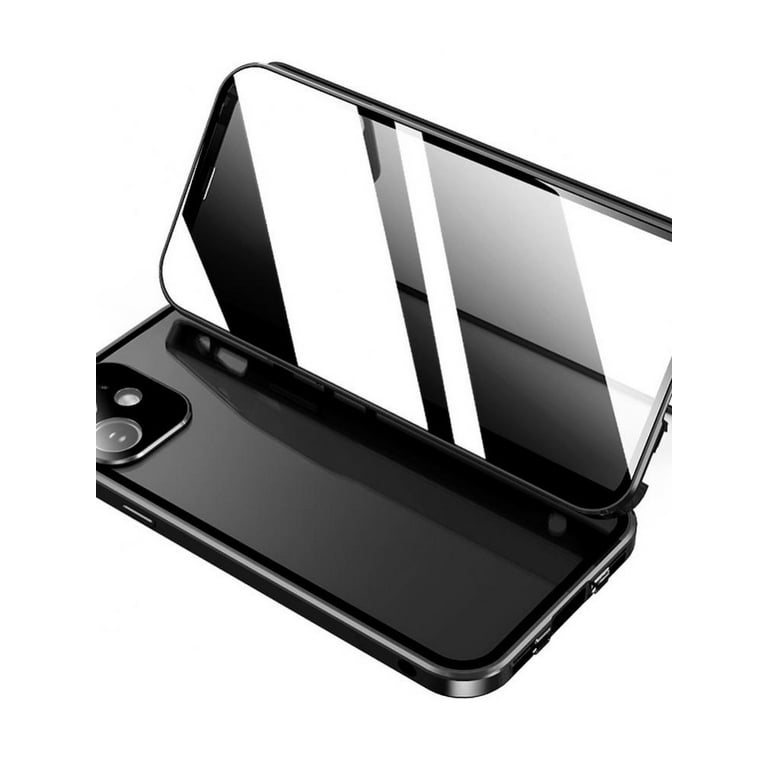 New All inclusive Metal Magneto Double sided Buckle Tempered Glass