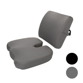 Cushy Tushy Foldable Sit Bone Seat Cushion - for Sit Bone Pain, Hip, Butt,  Ischial Tuberosity, Hamstrings, and Sciatica Pain Relief - for Home,  Office, and Driving - Black 