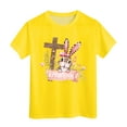 thumbnail image 4 of ZTKWD Tees Kids Tshirts Clothes Summer Tops T-Shirt 2-14 years Easter bow, 4 of 4