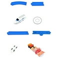 thumbnail image 6 of Almencla Sushi Train Set Rotating Table Food, Simulation Sushi Toy, Railway Electric Train Toy Rotary Sushi Machine Set for Boys Girl 2 Train Heads, 6 of 8