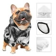 thumbnail image 5 of Yiaed Skull and palm leaves Print Dog Hoodie Security Pet Dog Costume Pets Dog Hoodie Sweatshirt with Pocket for Small Dogs-XX-Large, 5 of 5