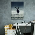 thumbnail image 4 of Epic Graffiti 'Silhouette Deer' by Incado, Giclee Canvas Wall Art, 18"x26", 4 of 8