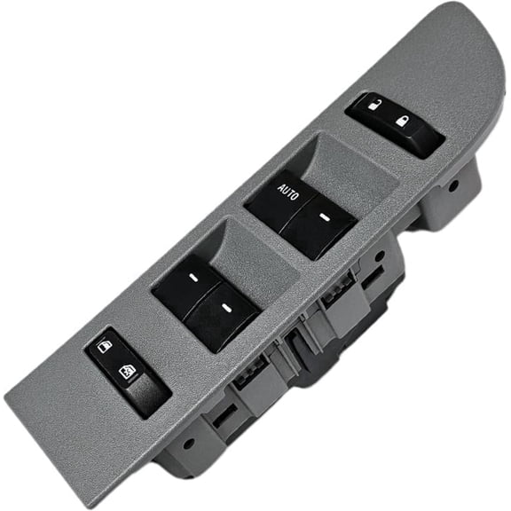 2009-2010 Ford F-150 Window Master Switch & Gray Bezel Full Assembly (Double Cab, Super Cab, Supercrew, F150, 09, 10)