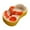 Orange, variant on Fridja Funny Ceramic Slippers Plate 5 Compartments Cute Flip-Flops Dishes Plates Serving Saucers Bowl, Divided Plate Dinner Luncheon Plates Plates Pigment Clearance