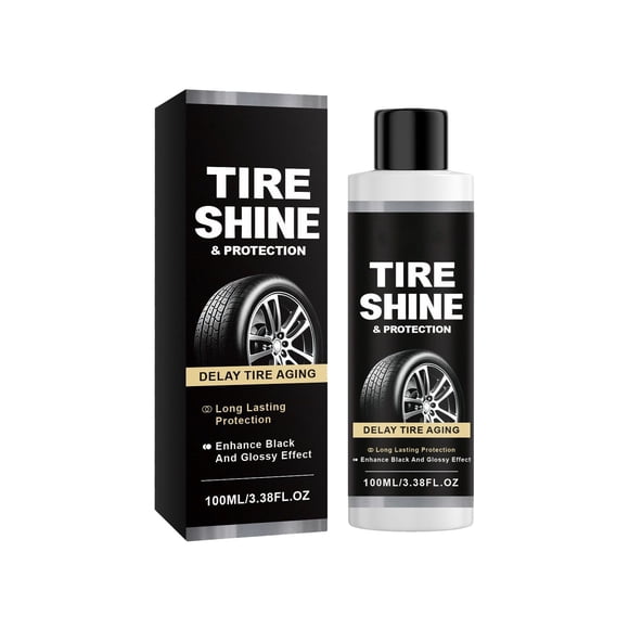 ZZHZGZ Clearance Sale Tire Shine Spray for Long Lasting Gloss Faded Rubber Against Easy Application with Non Greasy Formula Enhances Vehicle Appearance Instantly 100Ml