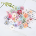 thumbnail image 2 of Flor de margarita de simulación de 4 cm, cabeza de flor de seda, corona de flores artificiales, accesorios para el hogar, boda, flor falsa, 2 of 5