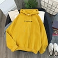 thumbnail image 2 of XINXIAOO Hoodies Sweatshirt for Women Long Sleeve Hoodie Pullover Hoodies for Women Graphic Hoodie Yellow Sweatshirt for Women Fall Sweatshirts for Women 2025 Women's Fashion Hoodies & Sweatshirts, 2 of 9
