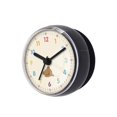 thumbnail image 1 of Reloj de ducha con ventosa, moderno, adorable, silencioso, fácil de leer, resistente al agua, para el hogar, cocina, el refrigerador y el inodoro. DPL1156 negro gris, 1 of 8