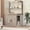 Grey, variant on Gaderth 55" Cat Litter Box Enclosure Furniture with Power Outlet, Hidden Litter Box Furniture with 2 Storage Shelves, Large Cats House Indoor, Wooden Cat House