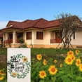 thumbnail image 4 of Home Sweet Home Garden Flag 12.5x18 Green Leaves Eucalyptus Leaf Floral Sunflower Vertical Double Sided Yard Flags Spring Summer Black White Buffalo Plaid Decorative for Farmhouse, 4 of 6