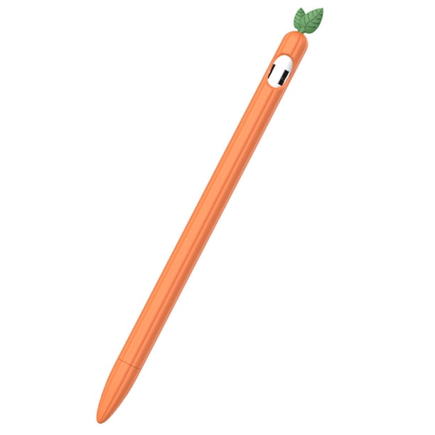 Tapa Del Lápiz Óptico Estuche protector de silicona con forma de fruta linda Stylus Zanahoria para Apple Pencil 1 Ehuebsd Para estrenar