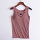 thumbnail image 2 of TaTaai Women's Plus Size Wire-Free Pajama Top, Solid Short Sleeve Chest Pad Design, Loose Comfort Fit, Ideal for Four Season Daily Loungewear Gift, 2 of 7
