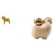 thumbnail image 1 of Figura de escritorio, estatua tradicional, adorno creativo de caballo Dalecarliano, mini estatua de animal, madera pintada a mano, adecuada para regal, 1 of 8