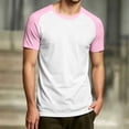 thumbnail image 2 of TIANZEN Fashion Casual Color Cloth Short Sleeve Raglan Top Shirt Mens Socks No Show, 2 of 5