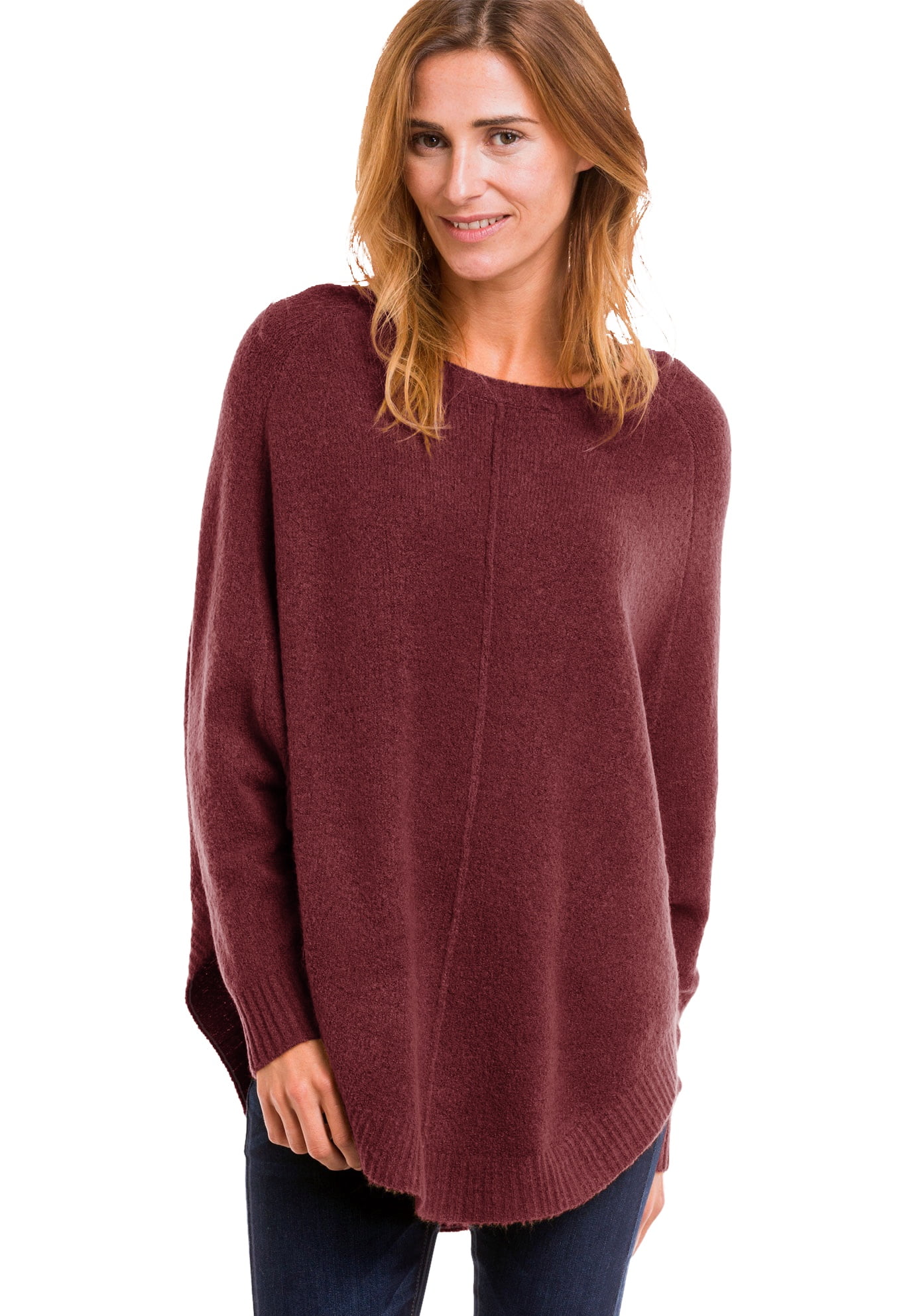 plus size poncho sweater