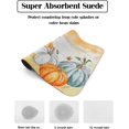 thumbnail image 2 of Abstract Pumpkins Dish Drying Mat for Kitchen Counter, Absorbent Quick Dry Coffee Bar Mat Pad Thin Diatomaceous Sink Mat Non Slip Dish Drainer Mat 23.5x15.5 Painted Harvest Festival Fall Thanksgiving, 2 of 6