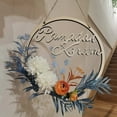 thumbnail image 4 of Ramadan Wreath Decorations  Small White Hydrangea Wreaths For Indoor  9.8 Inch White Hydrangea And Camellia Spring Front Door Wreath For Front Door Indoor Outdoor Wall Window And Home Dec, 4 of 10