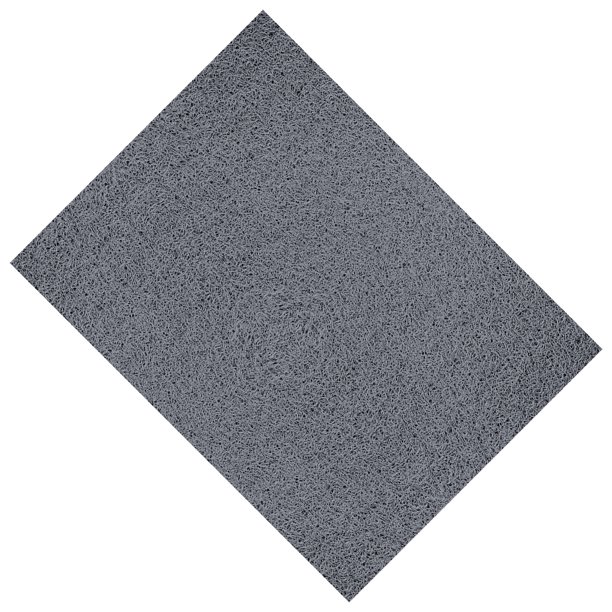 Cateissary Alfombras de baño de esponja de PVC resistentes al agua y fáciles de limpiar, esteras suaves para cabina de ducha cómodas con Juegos de accesorios de baño gris