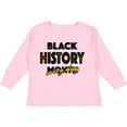 thumbnail image 3 of Inktastic Black History Month Every Day Boys or Girls Long Sleeve Toddler T-Shirt, 3 of 5