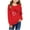 Red, variant on Long Sleeve Valentines Shirts Women Plaid Love Heart Valentine's Sweatshirts Blouse Tops