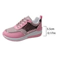 thumbnail image 6 of Shoes for Women Carnival Platform Sneakers Glitter Round Toe Lace Up Breathable Casual Sports Walking Shoes, 6 of 10