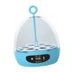 thumbnail image 5 of de huevos transparentes USB Hatcher Machine Light 6 huevos Egg Turner Tray Hatching Turner Tray para Duck Goose Chicken Family Use Home USB Automático Azul Fernando Incubadora automática de huevos, 5 of 8