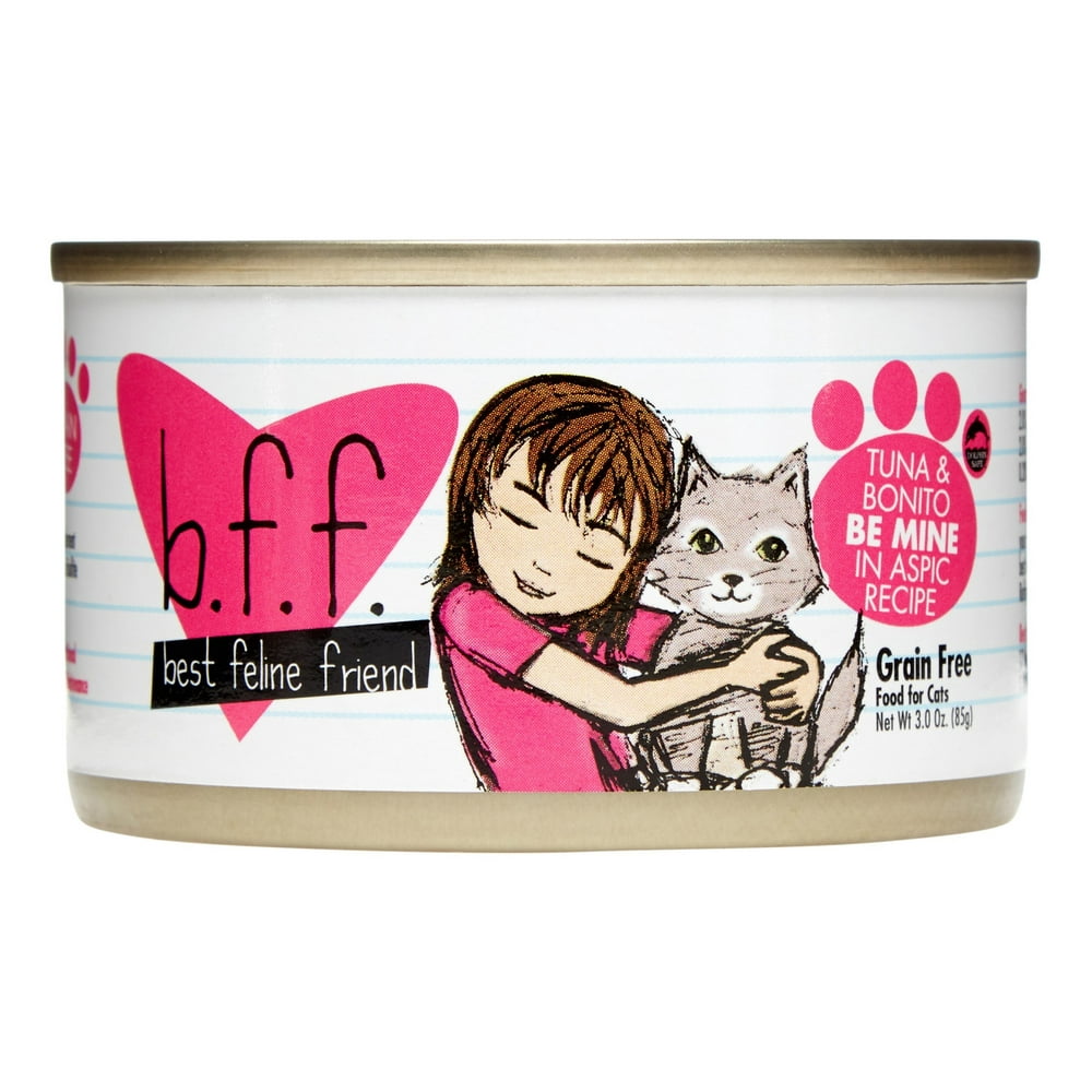 (24 Pack) Weruva BFF Tuna & Bonito Be Mine GrainFree Wet Cat Food, 3