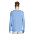thumbnail image 4 of Athletic Works Men's Tri-Blend Active T-Shirt with Long Sleeves, Sizes S-3XL, 4 of 6
