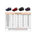thumbnail image 2 of LUXUR Bottines Unisexes à Enfiler, Doublure en Peluche, Chaussures Confortables et Respirantes pour l'Hiver, Bottines pour Femmes Rouges 8 (m), 2 of 3
