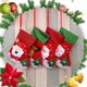 thumbnail image 2 of Medias colgantes para chimenea, 4 opciones, calcetines navideños, árbol de Navidad, decoración de pared para el hogar, 2 of 5