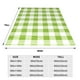 thumbnail image 3 of Balery White Green Plaid Manta de Felpa Suave y Acogedora – Cobija de Franela Aterciopelada para Cama, Lavable y Cálida para Sofá, Mascotas, Transpirable-50"x40", 3 of 7