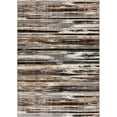 thumbnail image 5 of 4â€™ x 6â€™ Beige Rustic Strokes Area Rug, 5 of 5
