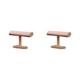 thumbnail image 2 of Transemion Wood Bracelet Display Stand | Elegant Large Capacity For Bangles Bracelet Rack Display Rack Storage Rack No Burr Beige 2Set, 2 of 6