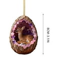 thumbnail image 3 of HomeDM Animal Ornaments - 2D Flat Acrylic Animal Christmas Tree Hanging Pendant Animal Decoration Christmas Ornament for Home Decor, 3 of 7
