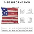 thumbnail image 5 of Flag Lumbar Pillow Cover Patriotic Red Blue Stars Stripes Flag   of July Throw Pillows Decor Independence Day Decorations Memorial Day Cushion Case for Sofa Couch, 5 of 5