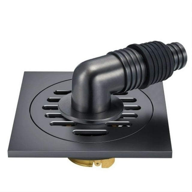 Desagüe de piso de cobre de 3/4/5/6 vías, a prueba de olores, a prueba de desbordamiento, conector for lavadora y baño, desagüe de piso